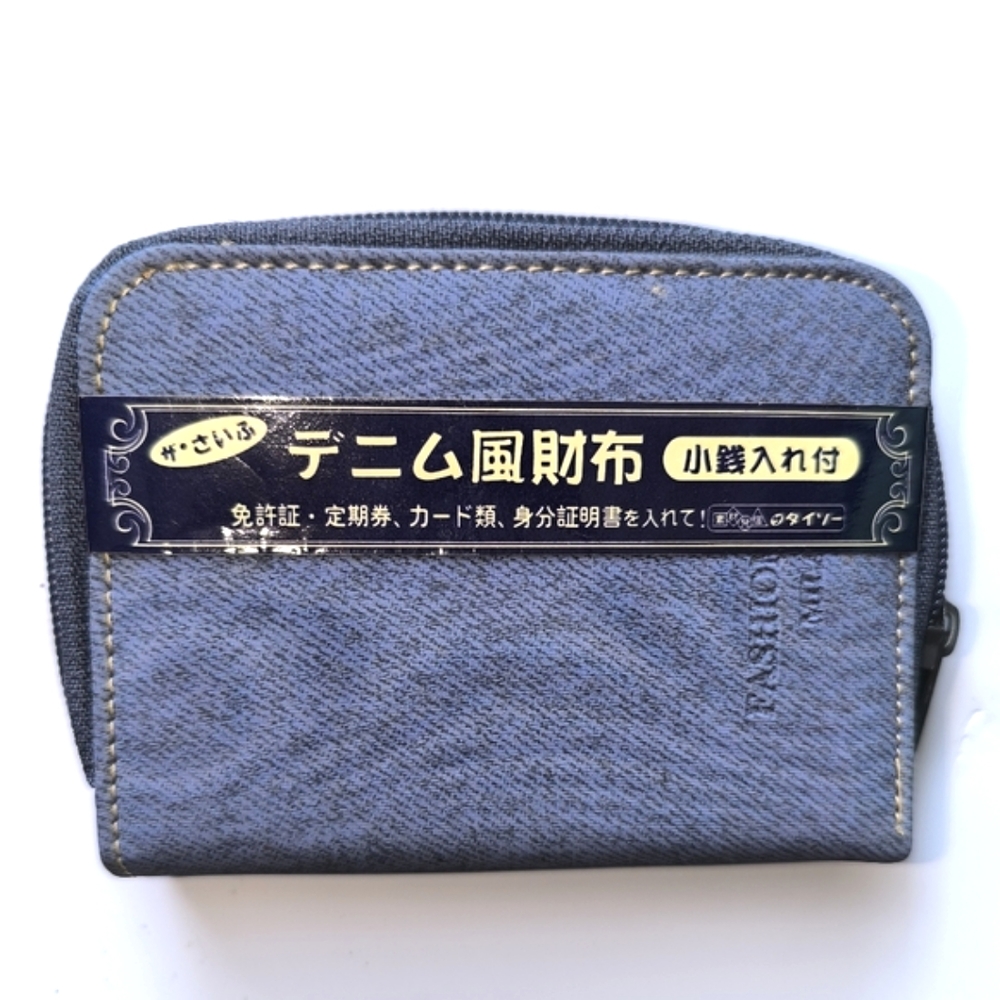 Fashion Milano Blue Canvas Wallet